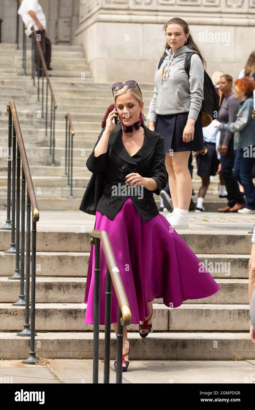 New York NY 20210831 Luckiest Girl Alive Filming in NYC MidtownNY