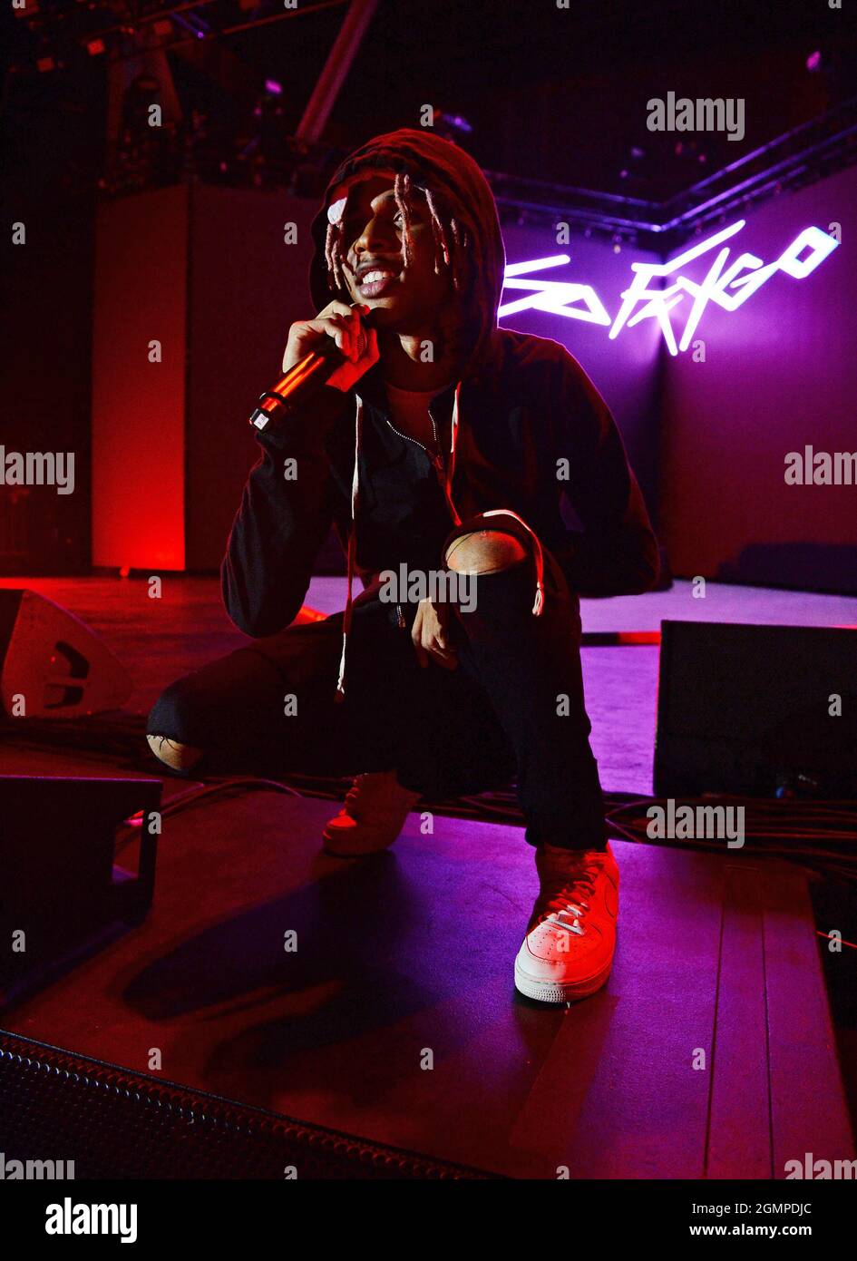 Miami FL, USA. 19th Sep, 2021. SoFaygo performs during the Tripp at ...