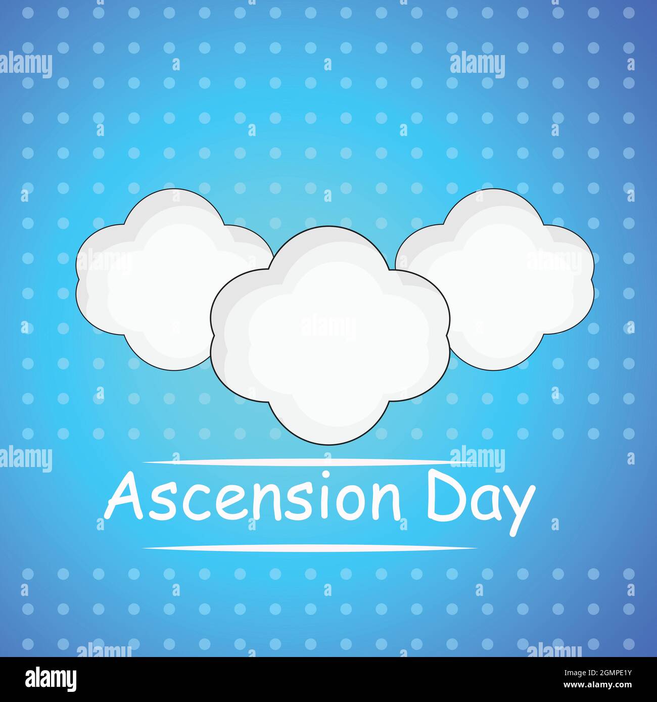 Ascension Day Background Stock Vector