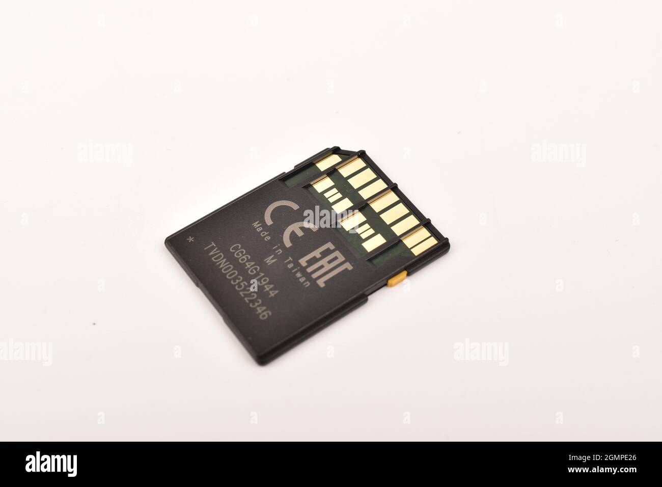 High Speed SD Card Isolated on White Background Stock Photo Alamy