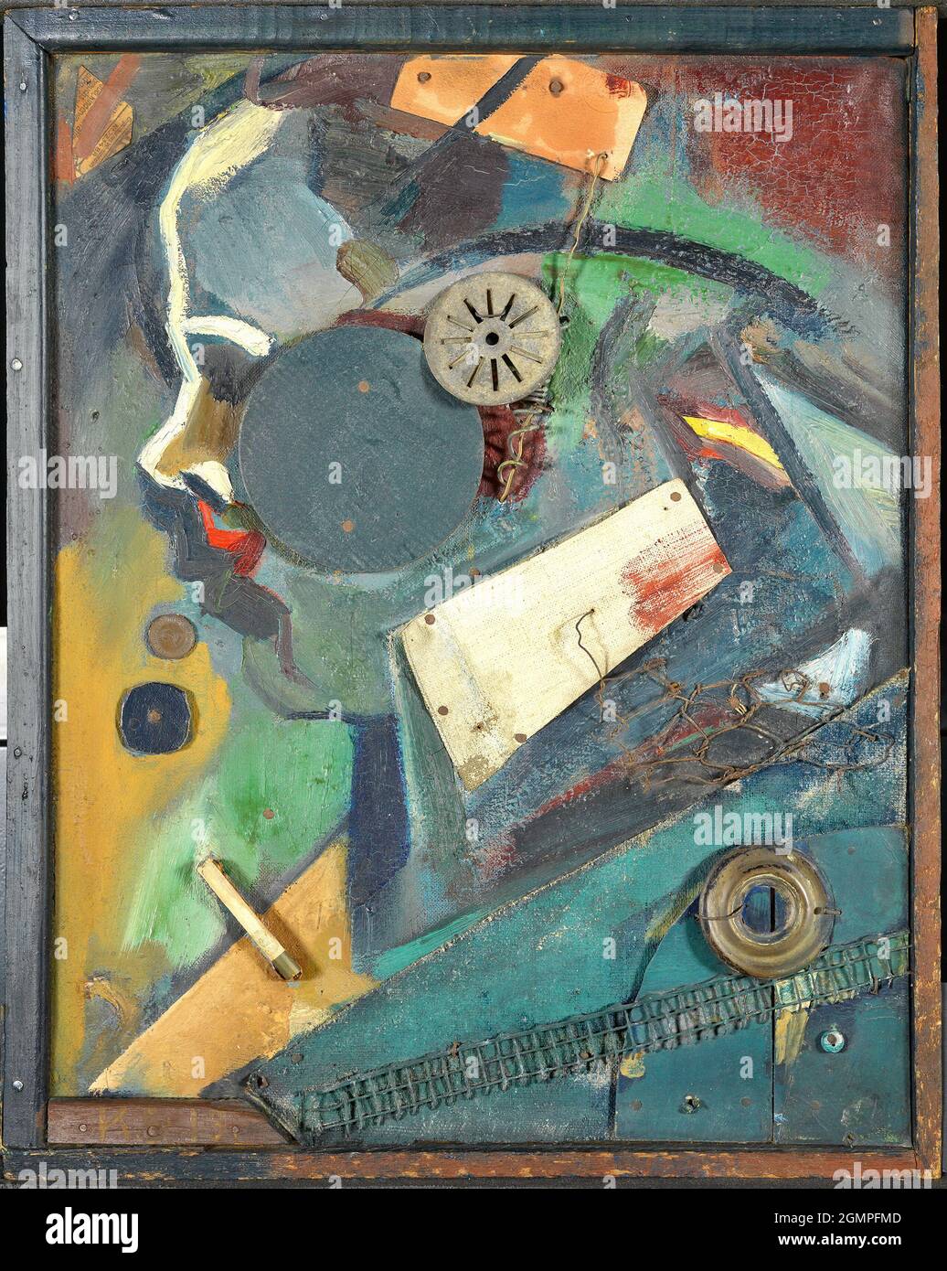 Kurt Schwitters artwork - The Psychiatrist Stock Photo