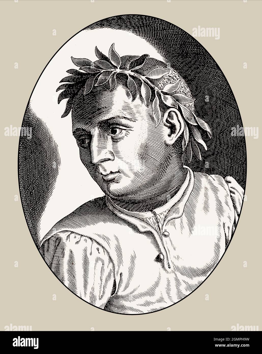 Giovanni Boccaccio, 1313 – 1375, Italian poet Stock Photo