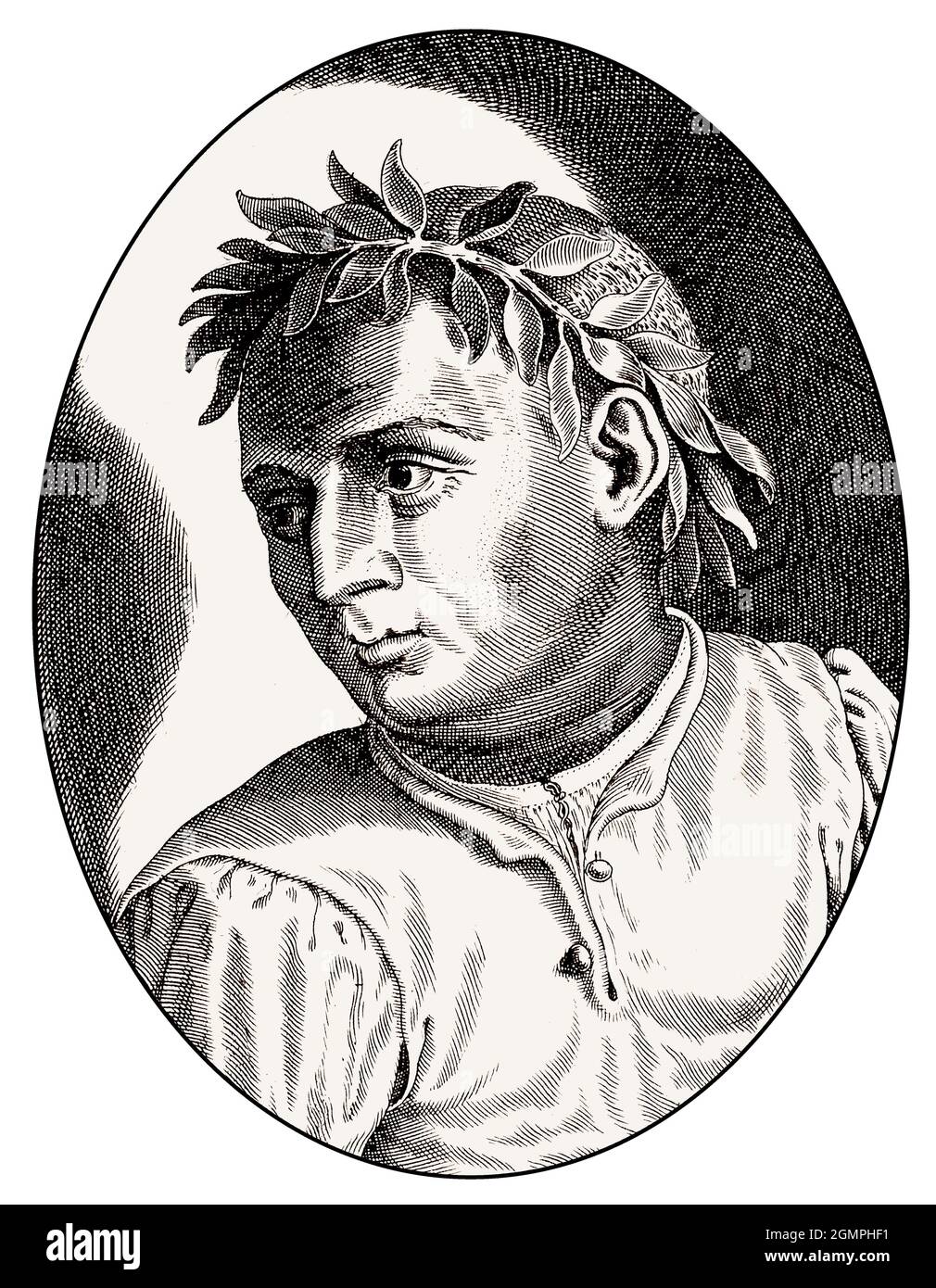 Giovanni Boccaccio, 1313 – 1375, Italian poet Stock Photo
