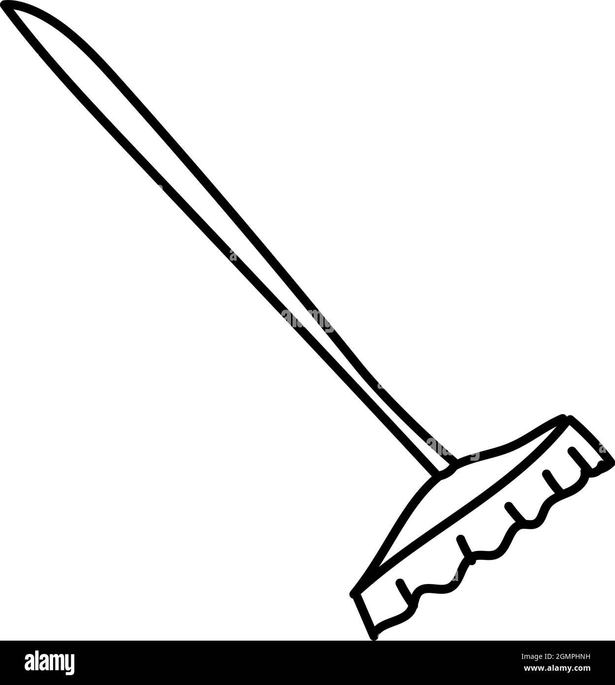 mop cleaning element broom for washing the floor handdraw doodle style