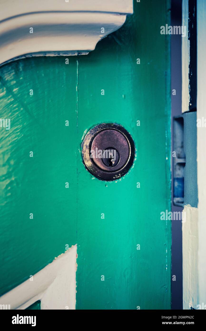 Front door open half ajar hires stock photography and images Alamy