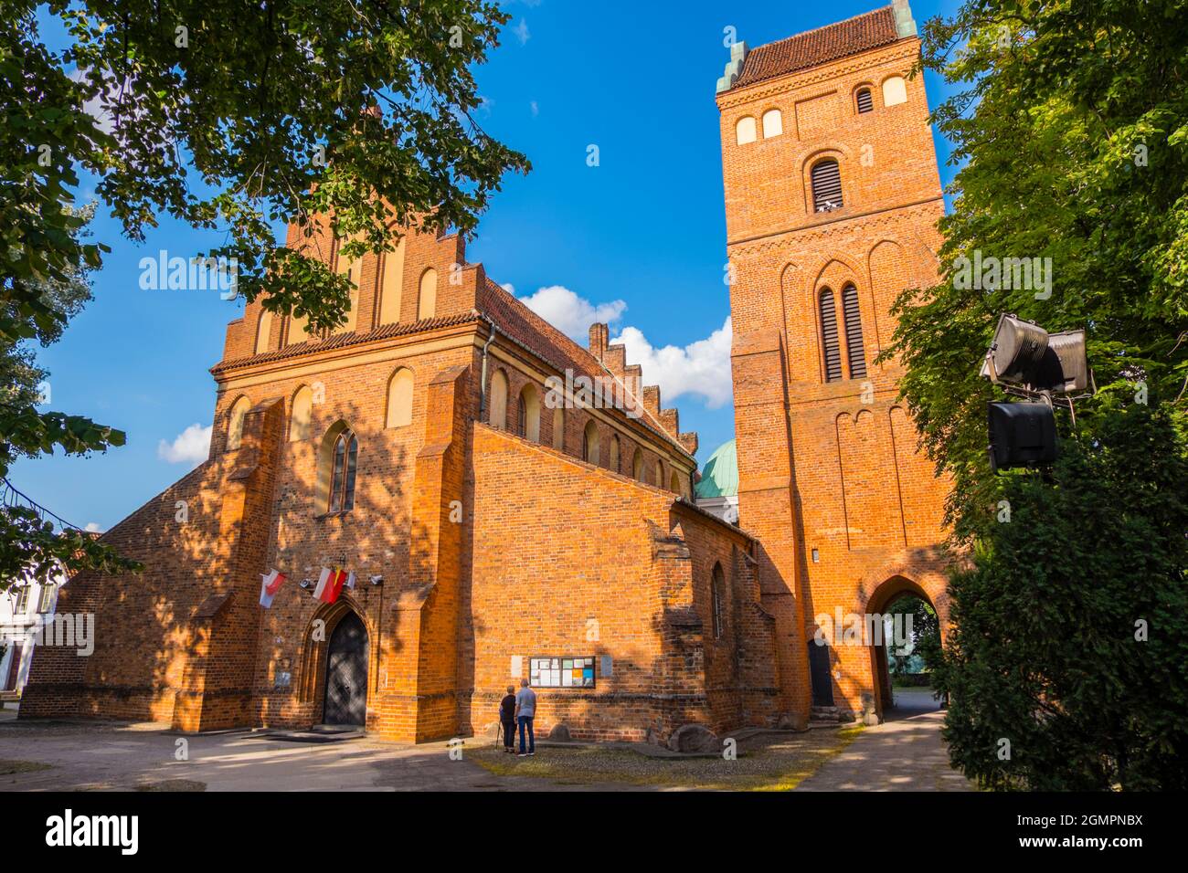 Kościół Nawiedzenia Najświętszej Marii Panny, Church of the Visitation of the Blessed Virgin Mary, Nowe Miasto, new town, Warsaw, Poland Stock Photo