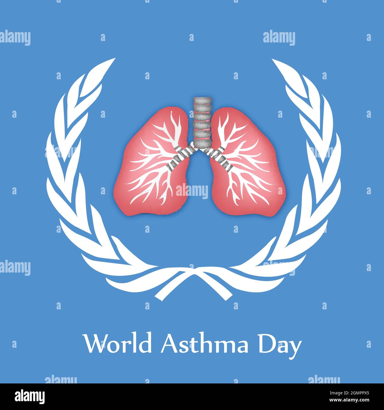 World Asthma Day Stock Vector