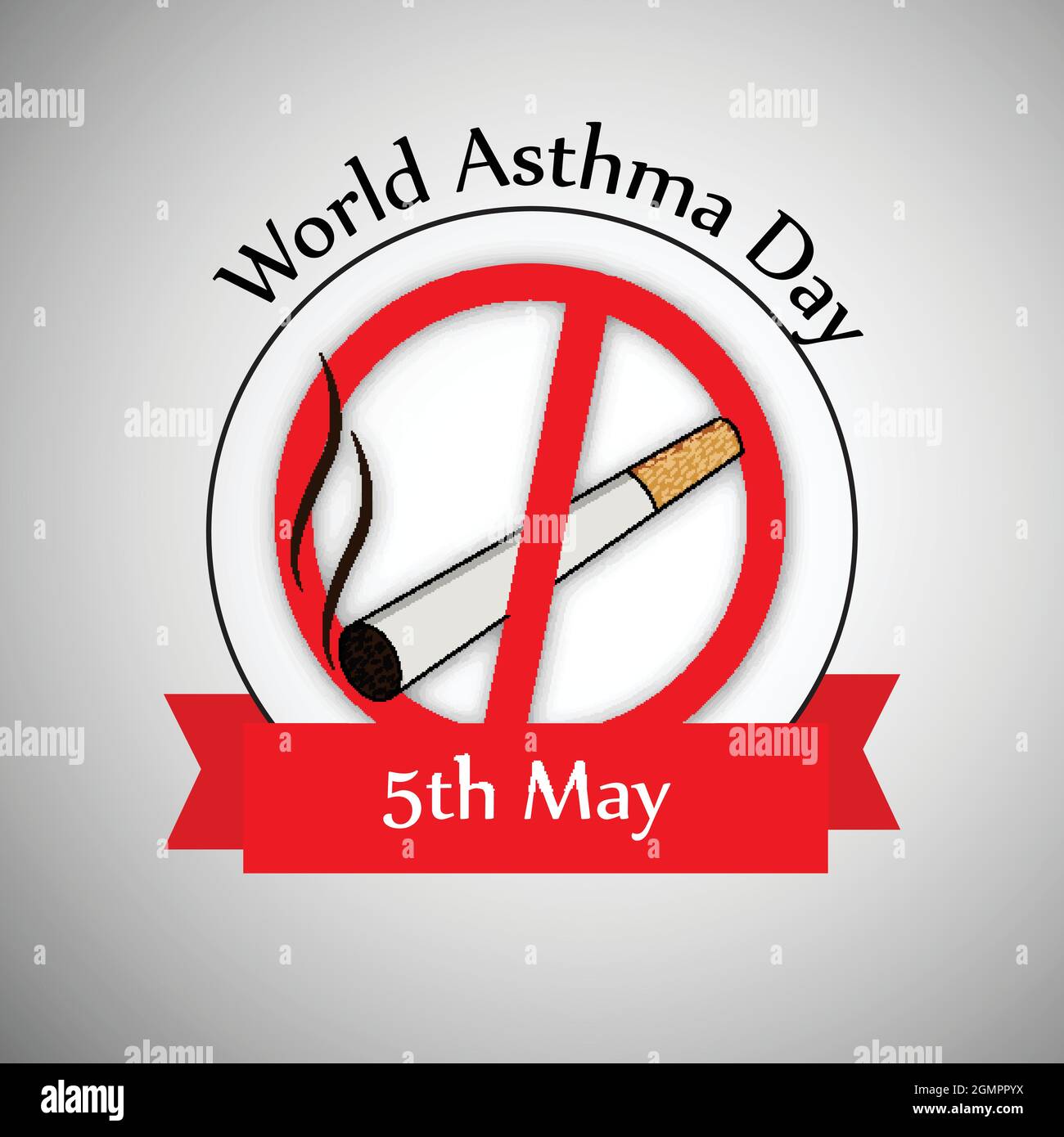 World Asthma Day Stock Vector