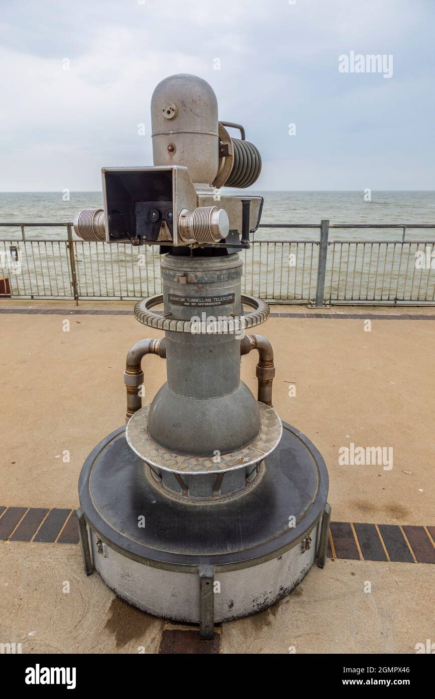 The Quantum Tunnelling Telescope on Southwold Pier, Suffolk, England Stock Photo