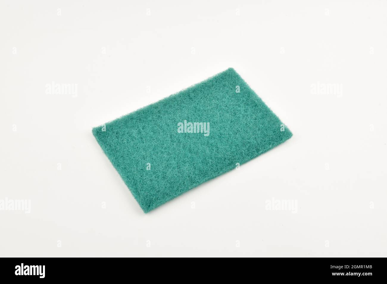 Scouring pad isolated on white background with clipping path Stock Photo