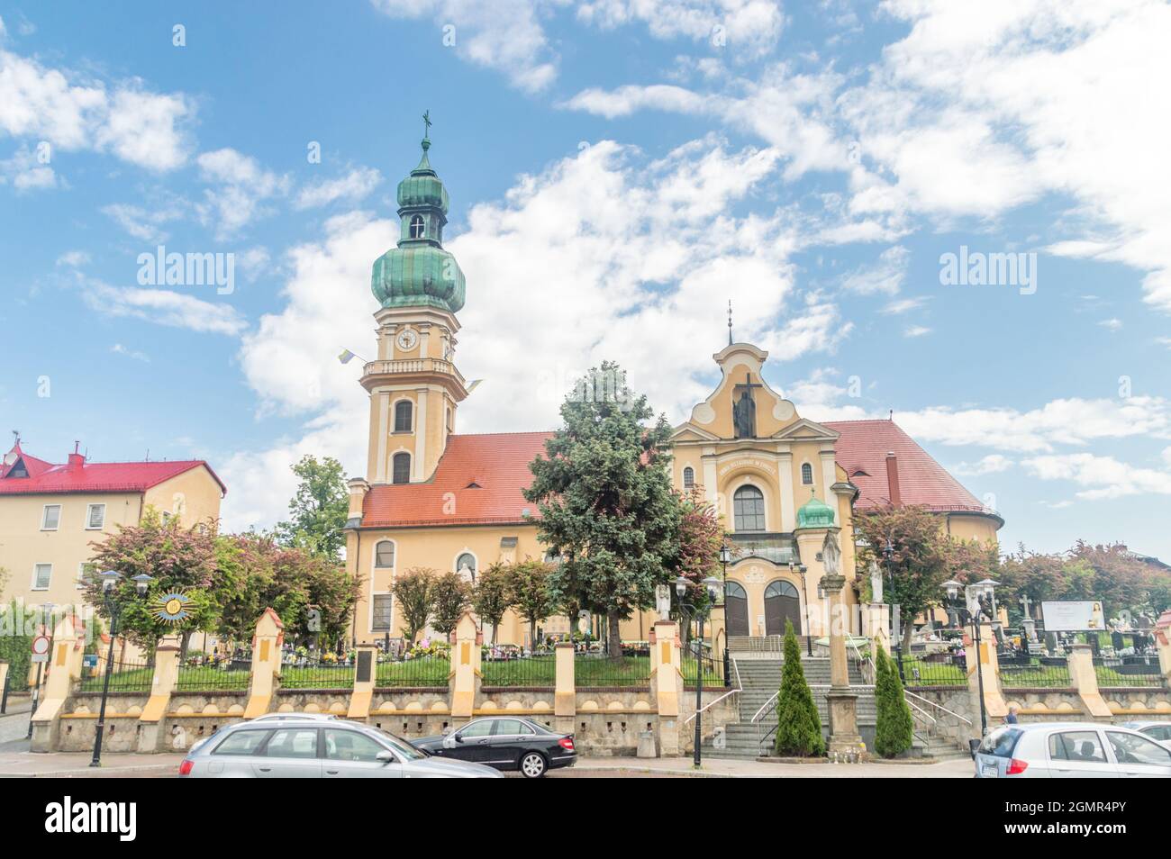 Tychy, Poland - June 5, 2021: St. Mary Magdalene church in Tychy. Stock Photo