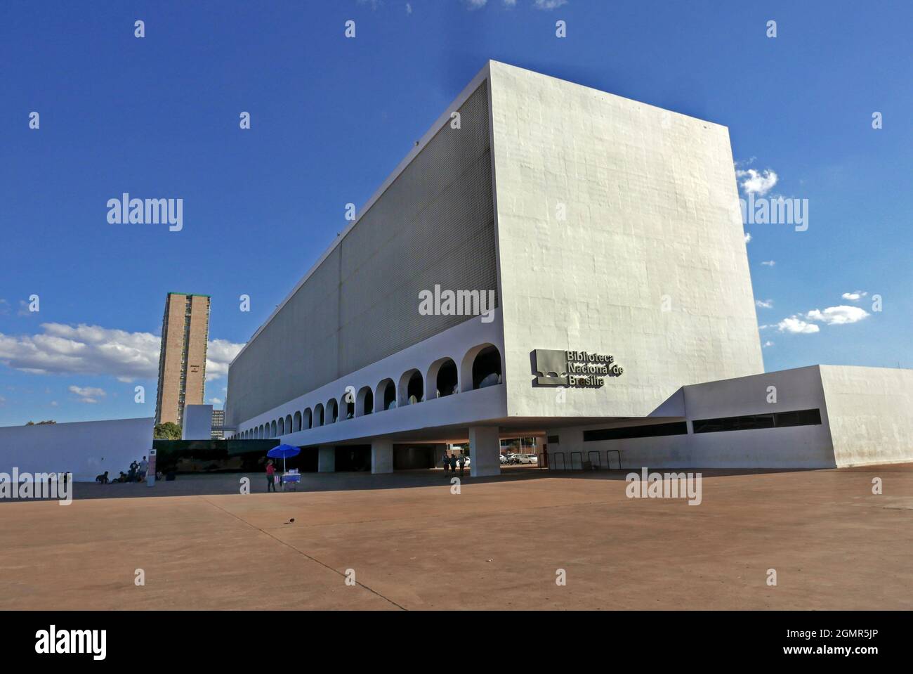 Biblioteca Nacional de Brasiía Stock Photo