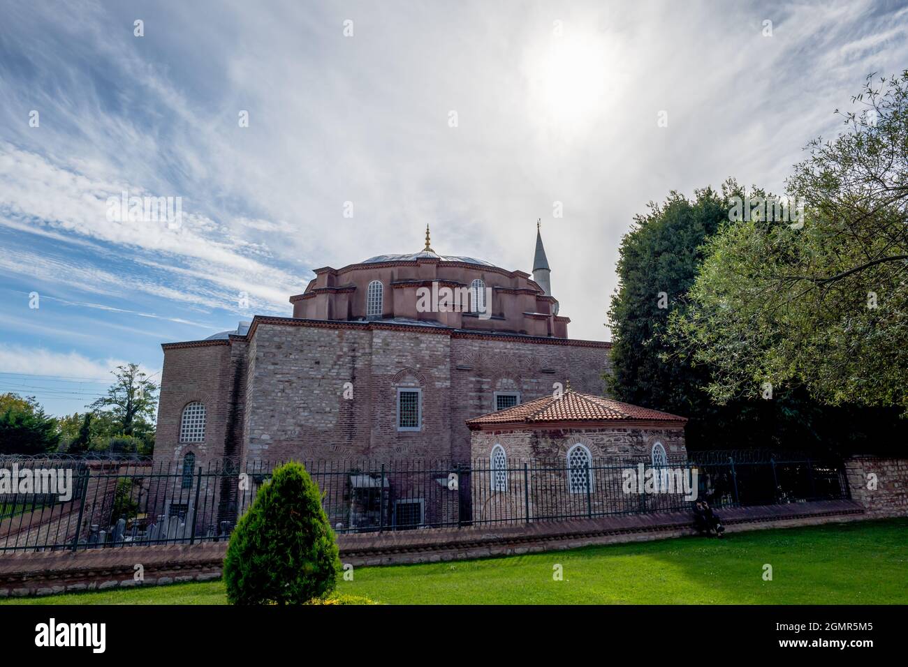 Little Hagia Sophia, Church of Saints Sergius and Bacchus, architecture and exterior photo taken in Istanbul, Turkey Stock Photo