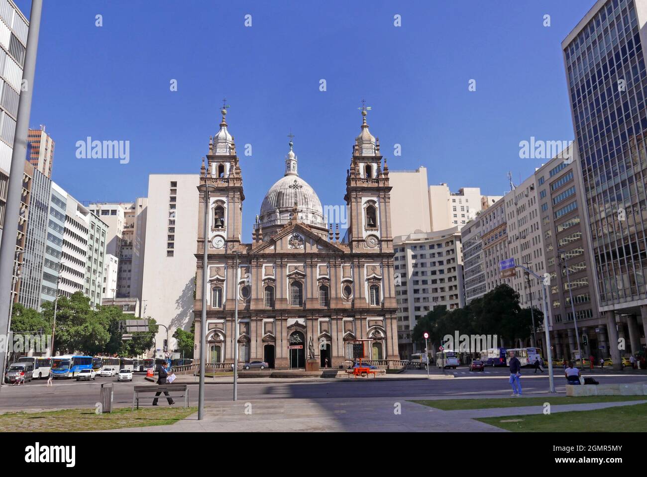Igreja de Nossa Senhora da Candelária in Rio de Janeiro Stock Photo - Alamy