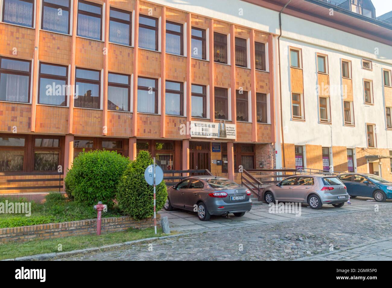 Opole, Poland - June 4, 2021: Cathedral catechetical house. Stock Photo