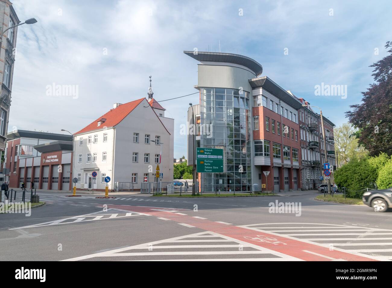 Gorzow Wielkopolski, Poland - June 1, 2021: Buildings in city center of Gorzow  Wlkp Stock Photo - Alamy
