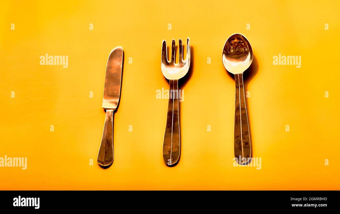 Knife Fork Spoon Stock Photo Alamy