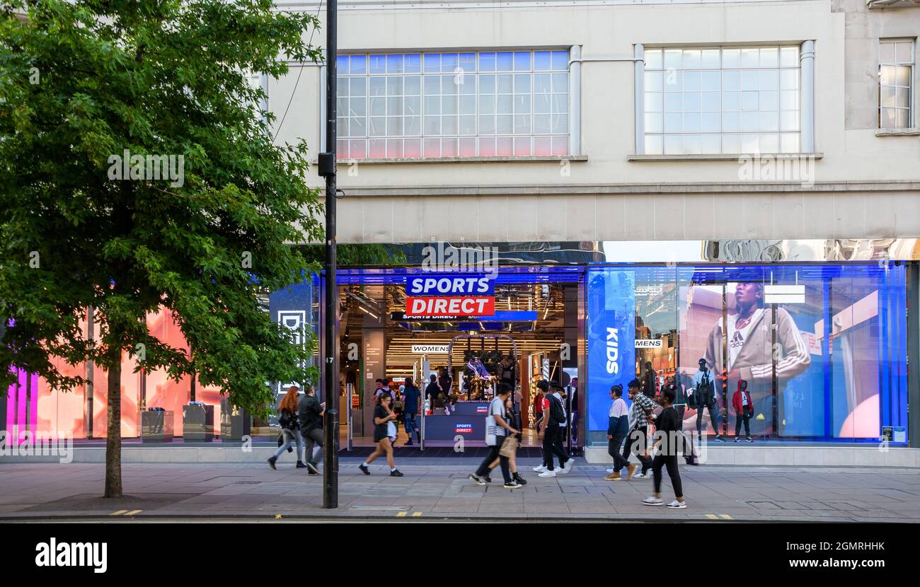 Sports direct store oxford street hires stock photography and images