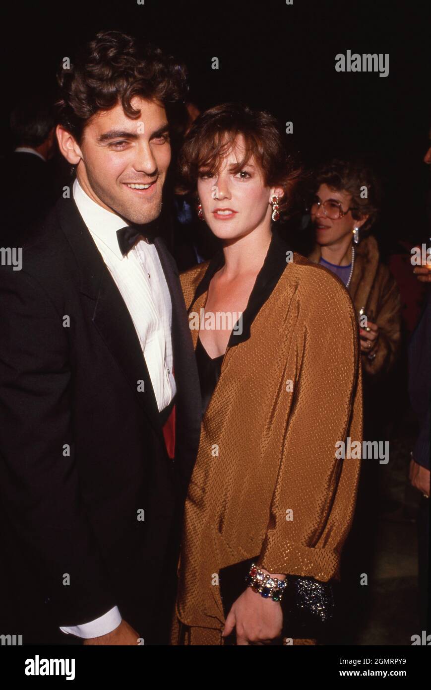 George Clooney and Talia Balsam 1986 Credit: Ralph Dominguez/MediaPunch Stock Photo