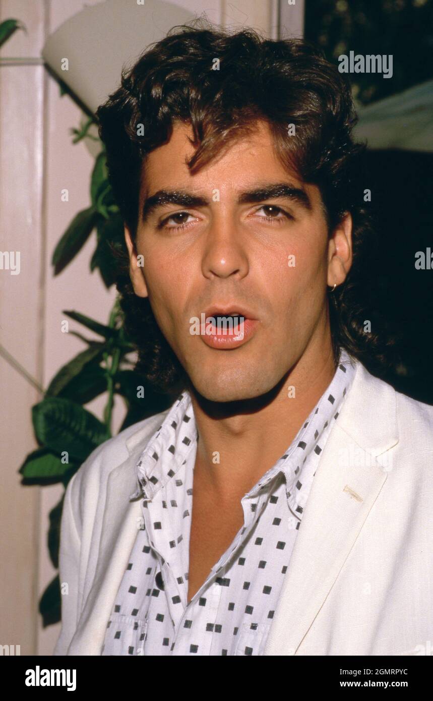 George Clooney Circa 1980's Credit: Ralph Dominguez/MediaPunch Stock Photo