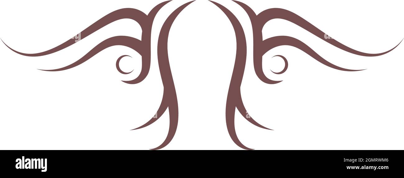 Tattoo icon logo design template vector Stock Vector