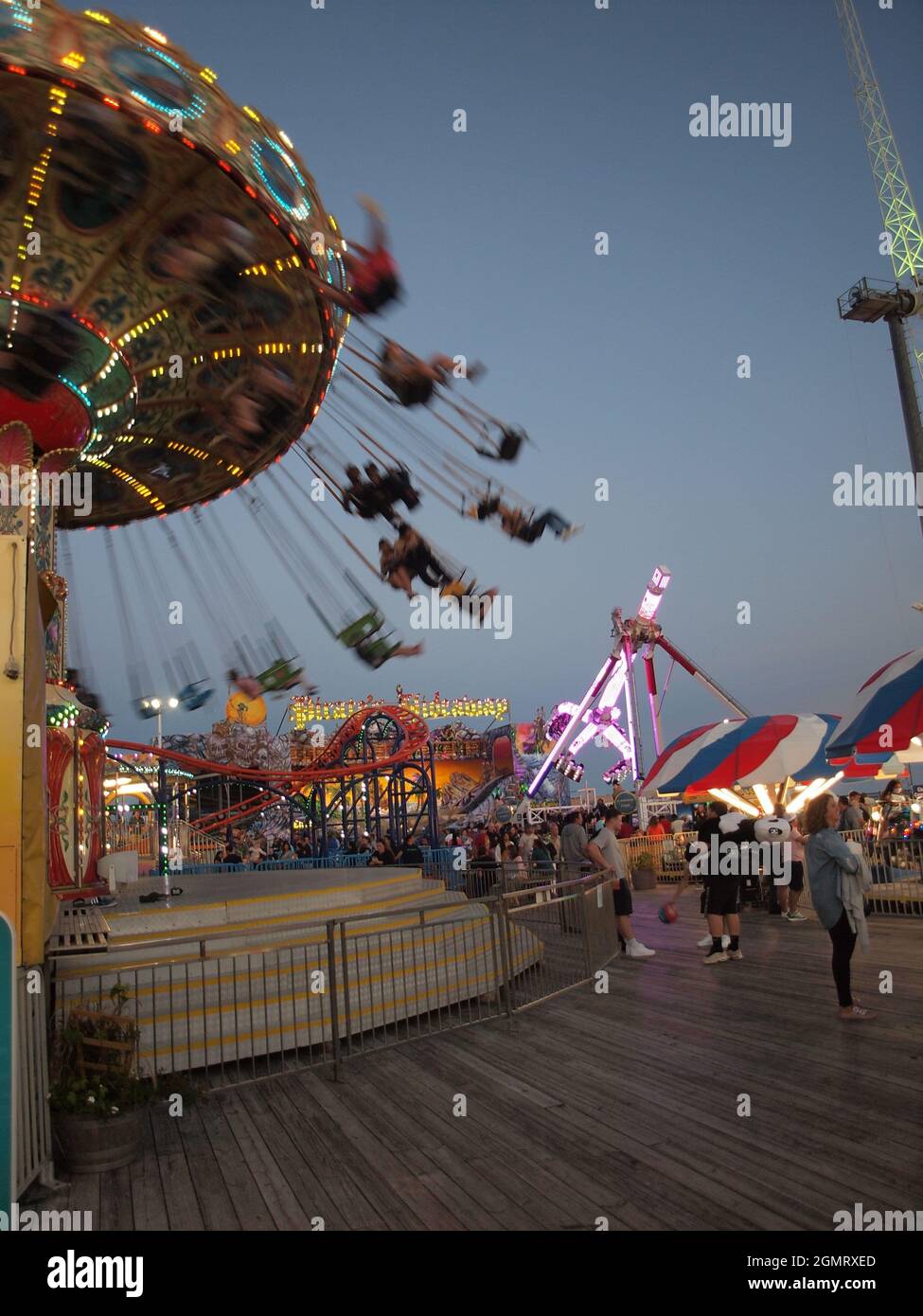 Basketball toss, Seaside Heights, New Jersey Stock Photo - Alamy