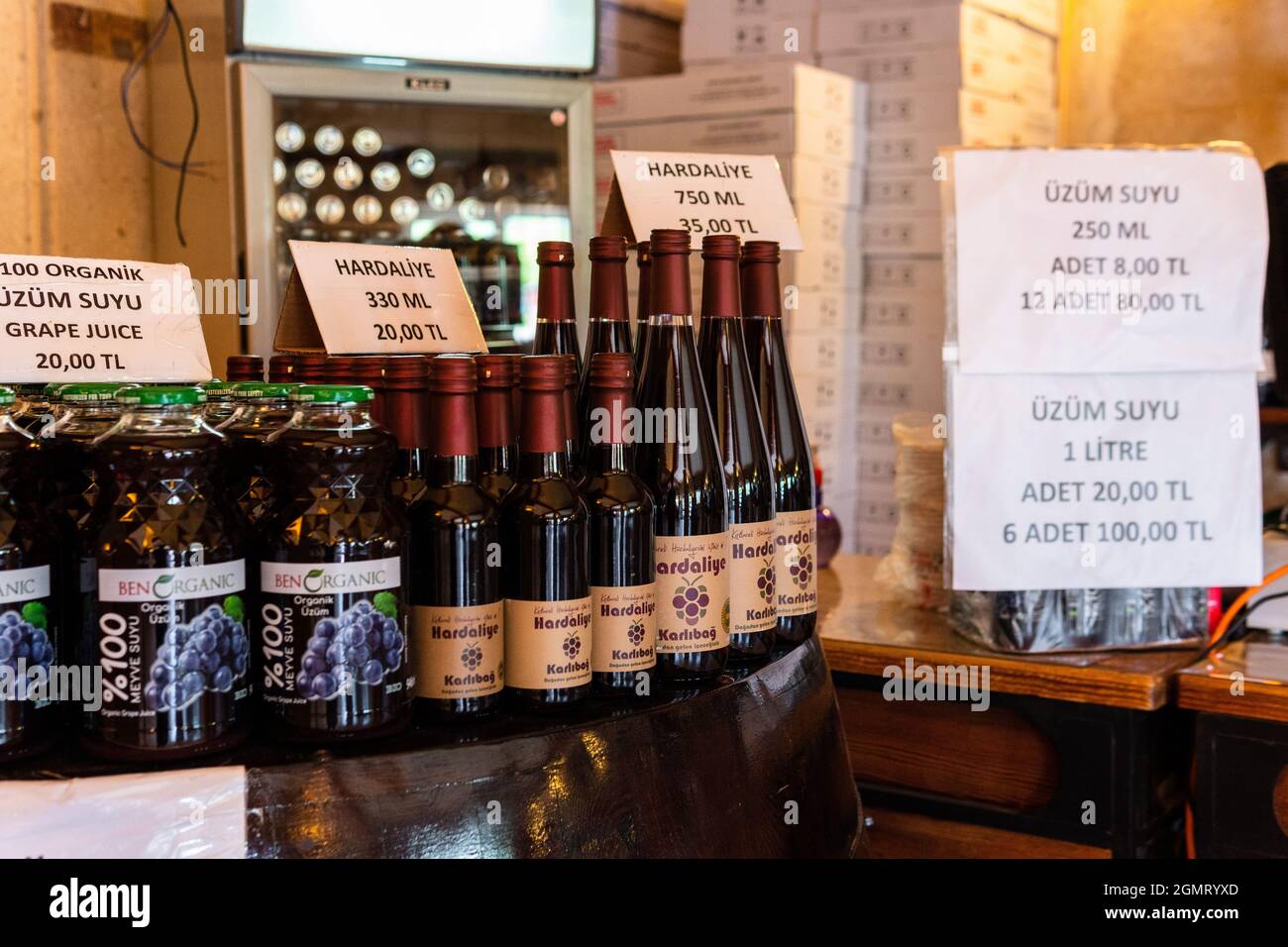 Wine house, a wine house where traditional wines are made in Cappadocia