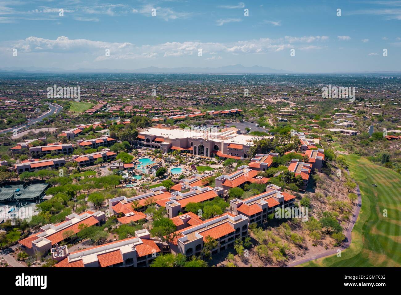 Luxury hotel and spa in Tucson Stock Photo Alamy