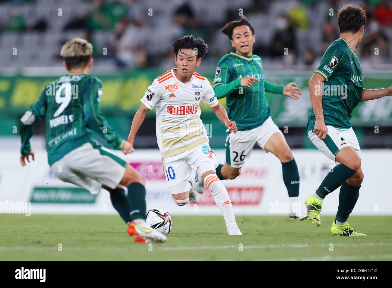Ajinomoto Stadium Tokyo Japan 19th Sep 21 Shion Honma Albirex September 19 21 Football Soccer 21 J2 League Match Between Tokyo Verdy 1 3 Albirex Niigata At Ajinomoto Stadium Tokyo Japan Credit