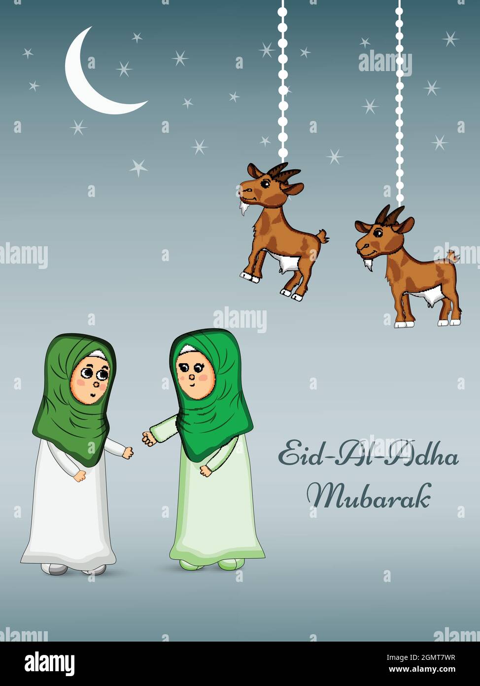 Eid Ul Adha Muslim Festival Background Stock Vector Image & Art - Alamy
