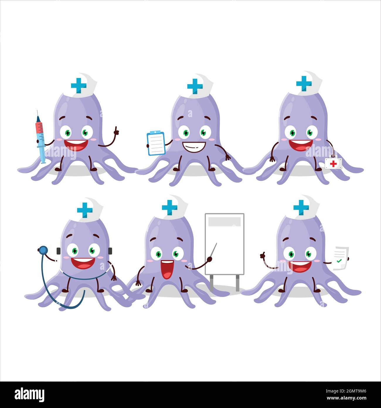 Doctor profession emoticon with virus kidney failure cartoon character.  Vector illustration Stock Vector Image \u0026 Art - Alamy, image size:1300x1390