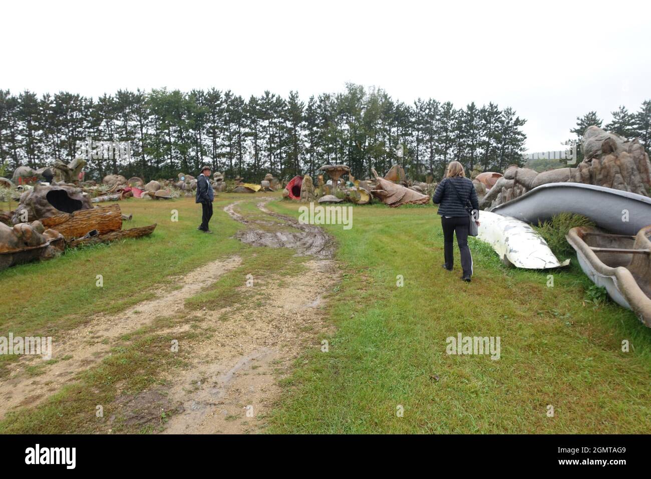 F.A.S.T. Fiberglass Statue Mold Yard Stock Photo Alamy