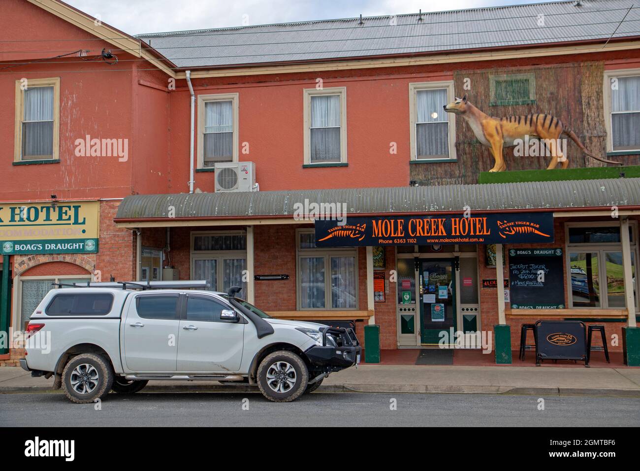 Mole Creek Hotel Stock Photo