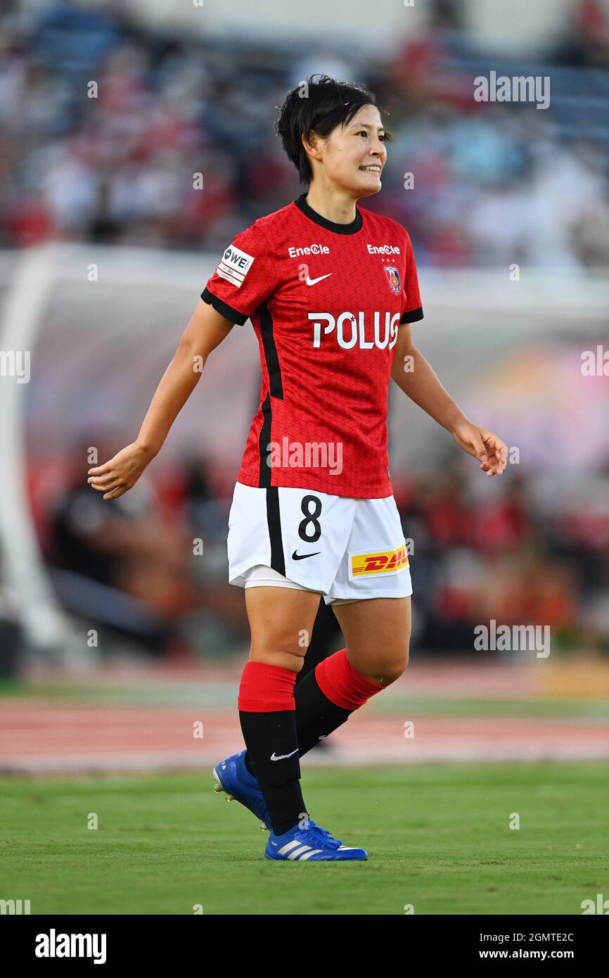 Saitama Japan Credit Matsuo th Sep 21 Hikaru Naomoto Reds Ladies Football Soccer 21 22 We League Match Between Urawa Reds Ladies 2 0 Nojima Stella Kanagawa Sagamihara At Saitama Urawa Komaba Stadium In