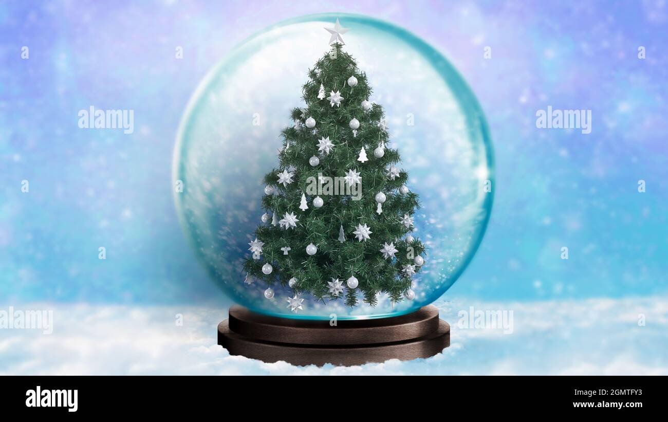Snow globe ornaments hi-res stock photography and images - Alamy