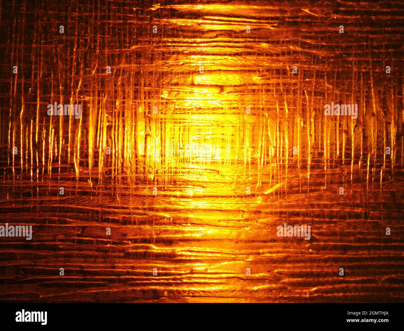 Sunset seen through our bathroom window- abstract visualisation 6 Stock ...
