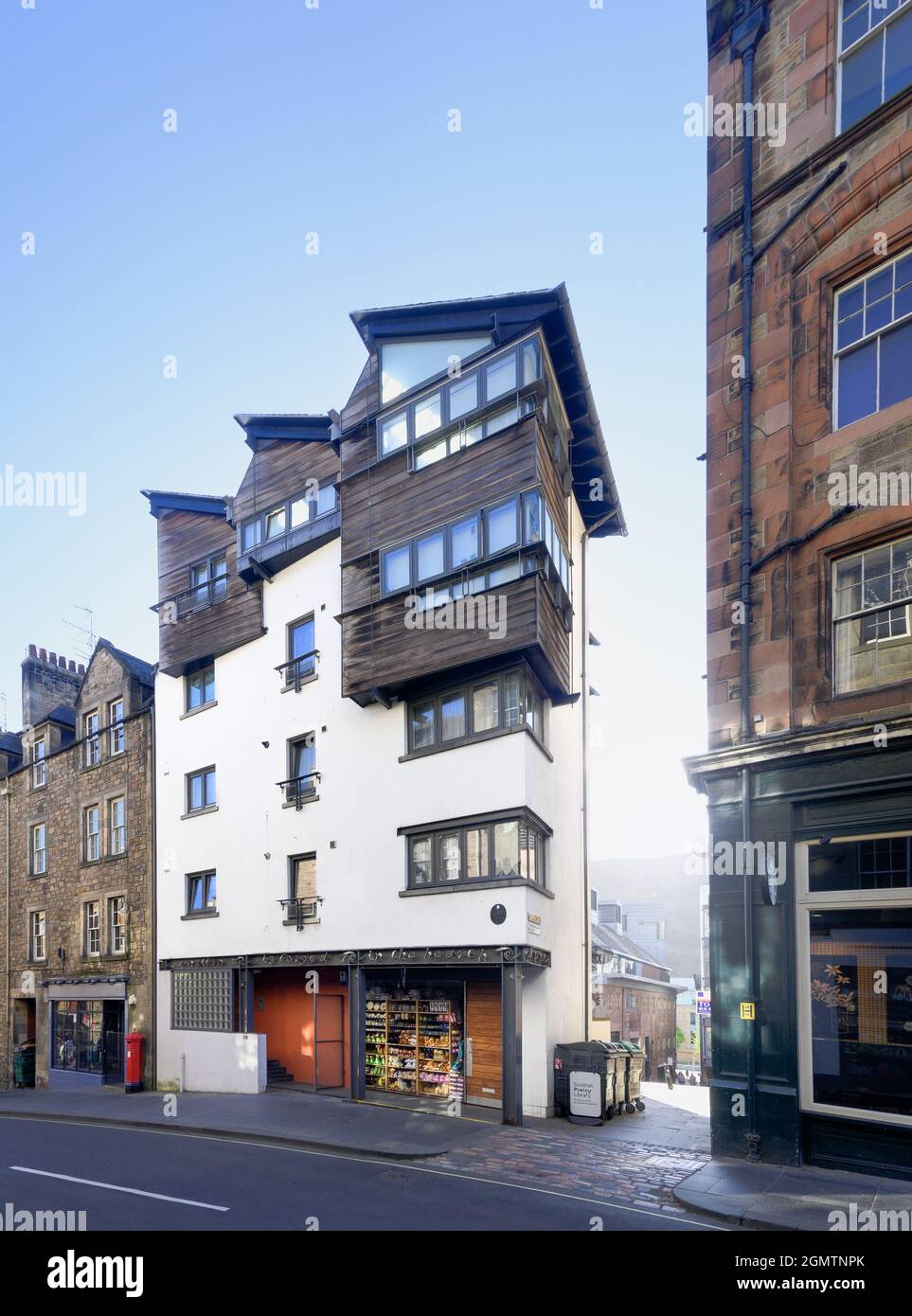 Edinburgh, Scotland, UK Social housing at Canongate by Richard Murphy