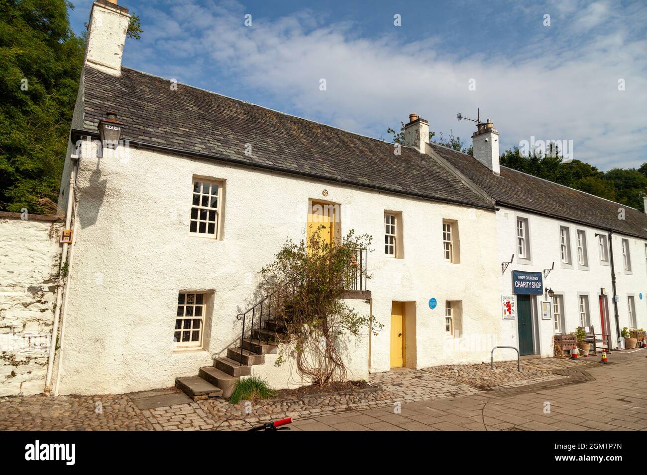 18th century merchants houses in Dunkeld Stock Photo Alamy