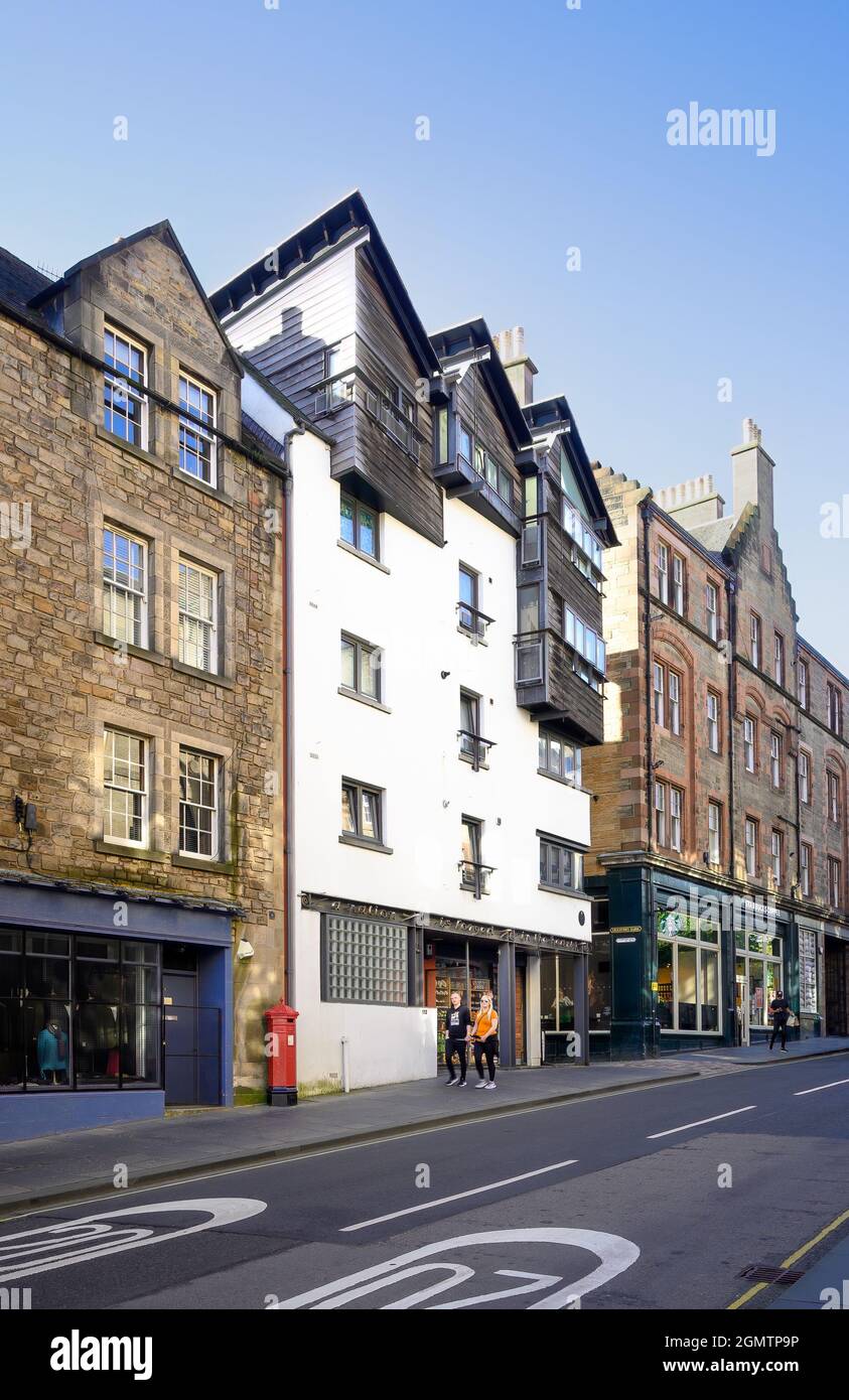 Edinburgh, Scotland, UK Social housing at Canongate by Richard Murphy