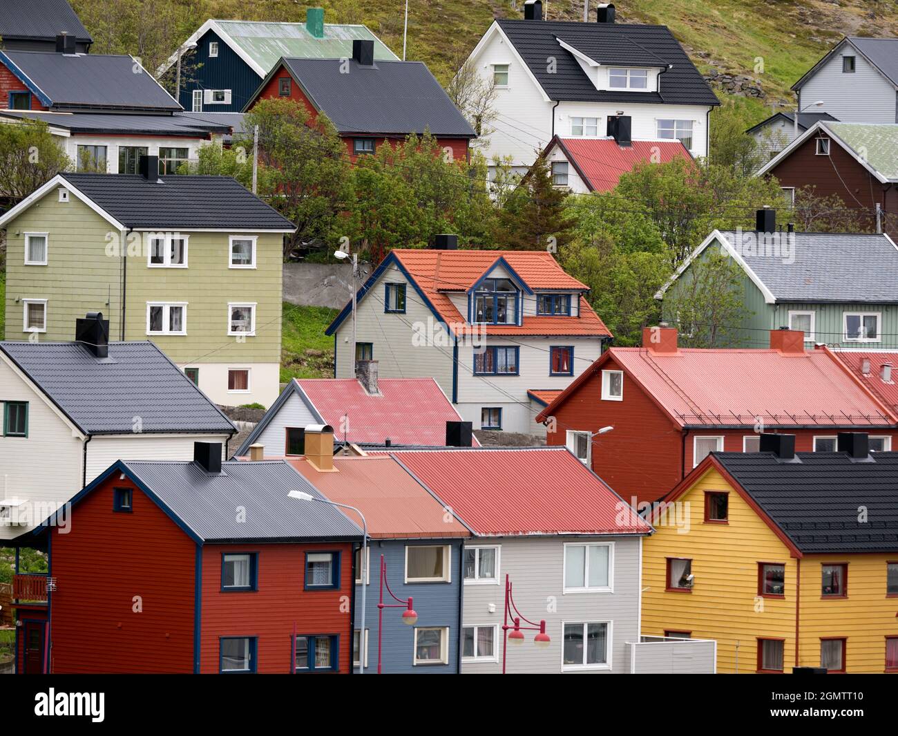 HonningsvŒg is Norway's northernmost city, and lies within the Arctic
