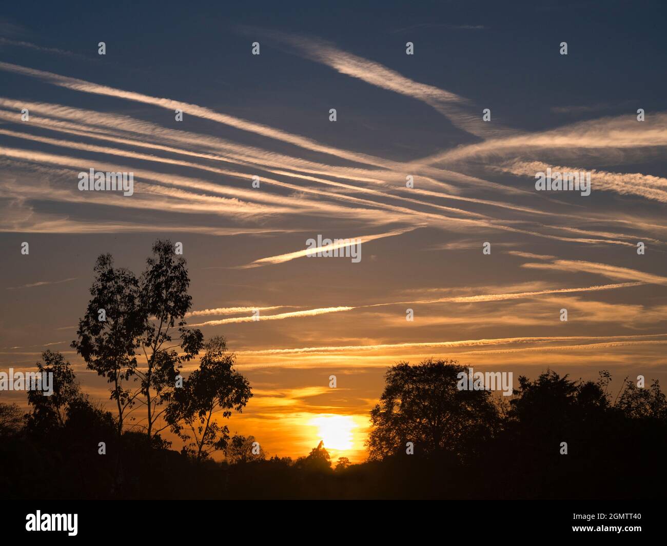 Radley Village, Oxfordshire, England 24 October 2018 A spectacular