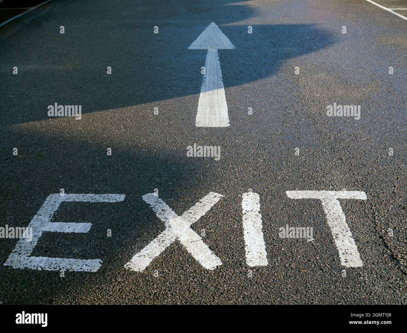 23 November 2017 - Oxford, England Cryptic sign in a car park in Oxford ...