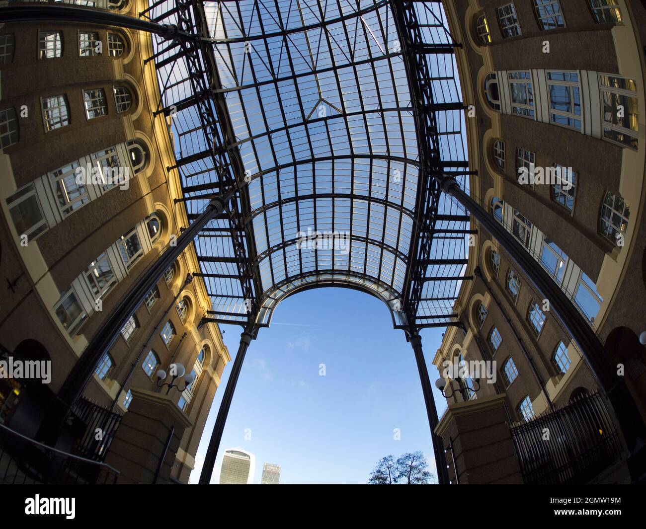 Hay's Galleria is a modern shopping and office complex located between