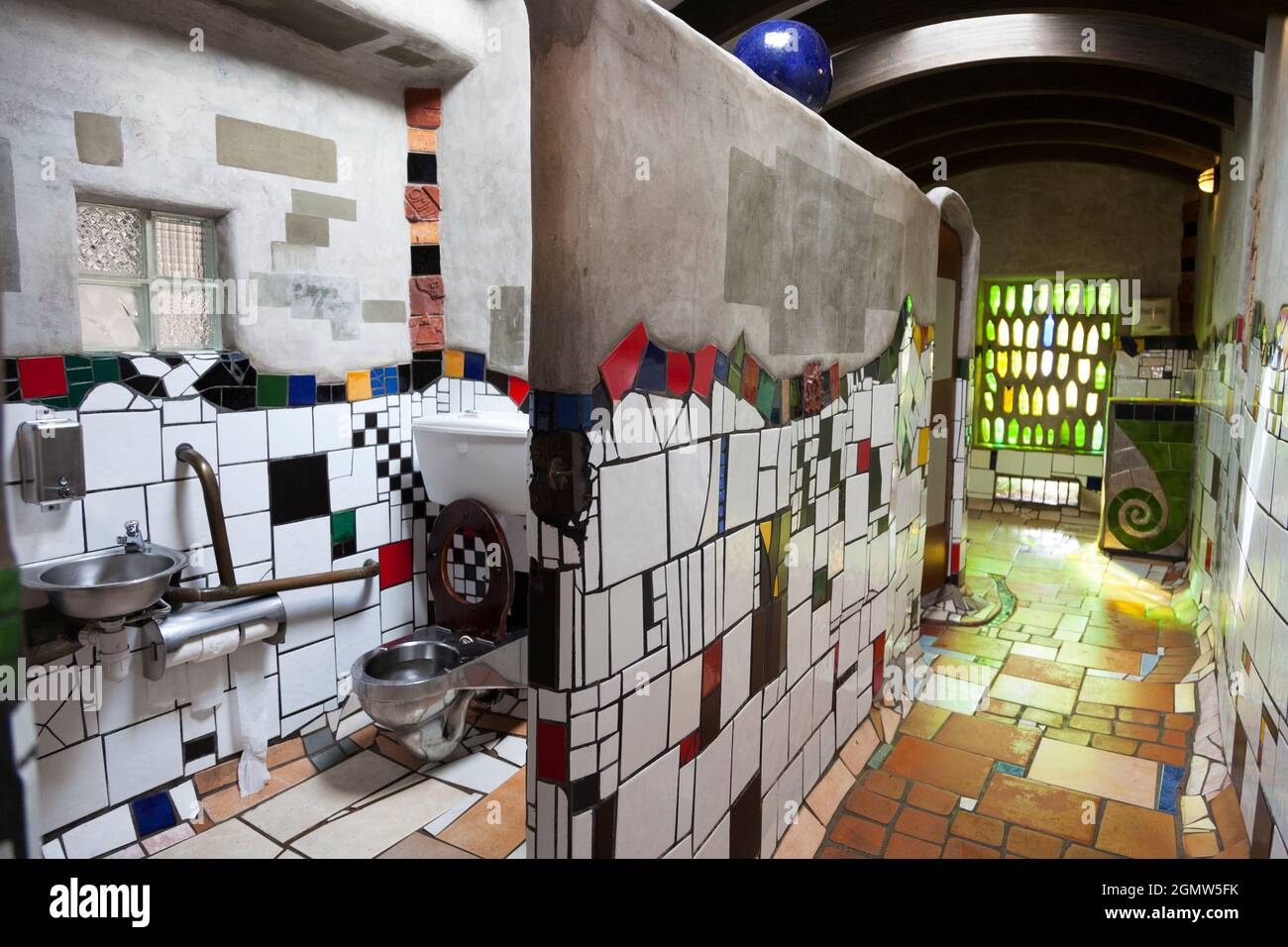 New Zealand - 10 May 2012; Hundertwasser's famed public toilets are ...