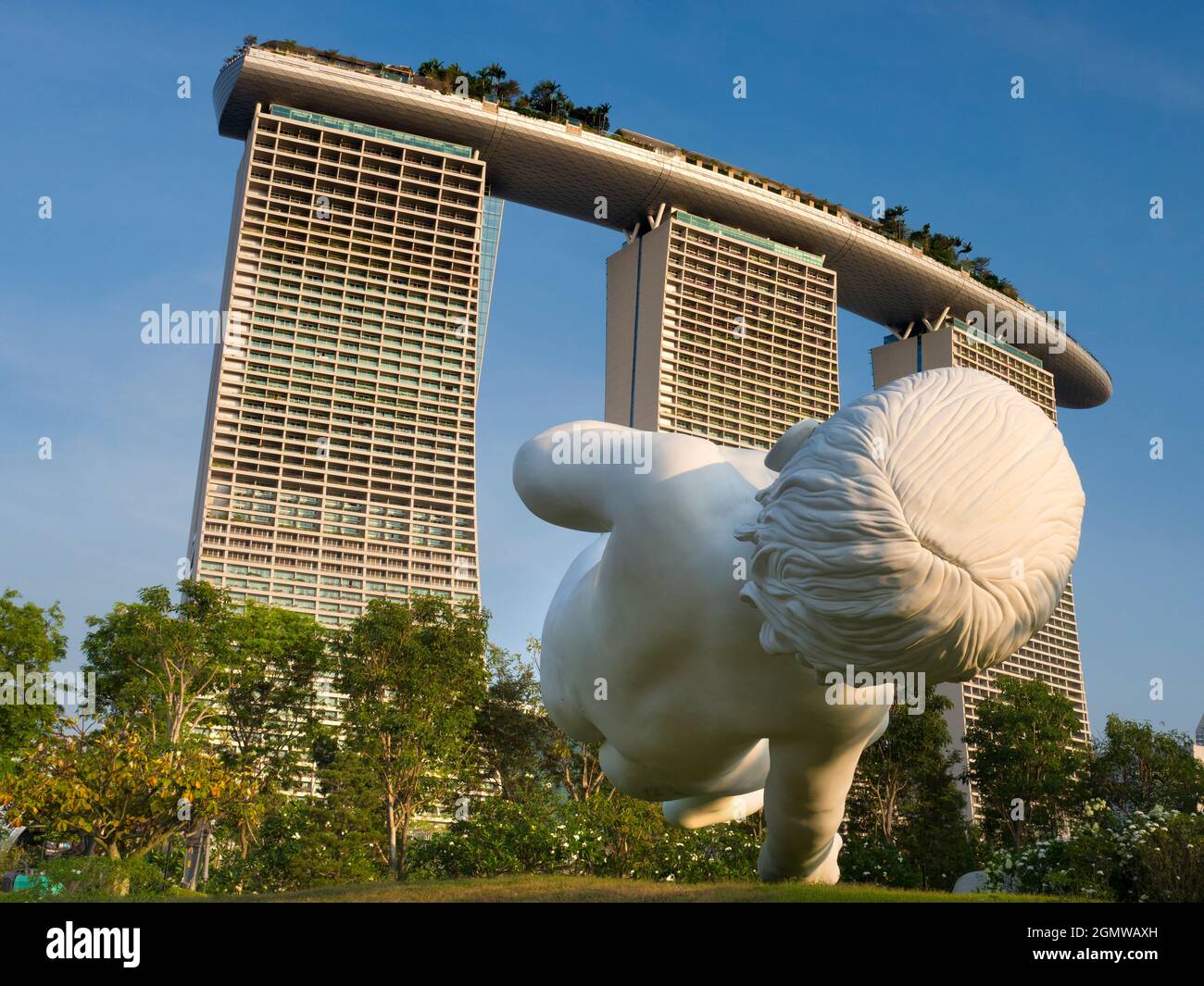 Gardens by the Bay, Singapore 5 March 2019. The iconic threetowered