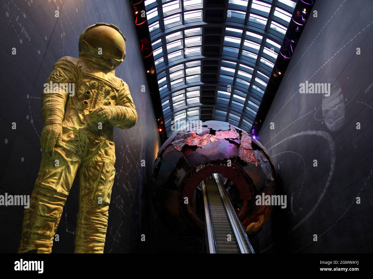 London, England - 2013; The Natural History Museum in London is a vast and much-loved natural history museum that exhibits a wide range of specimens c Stock Photo