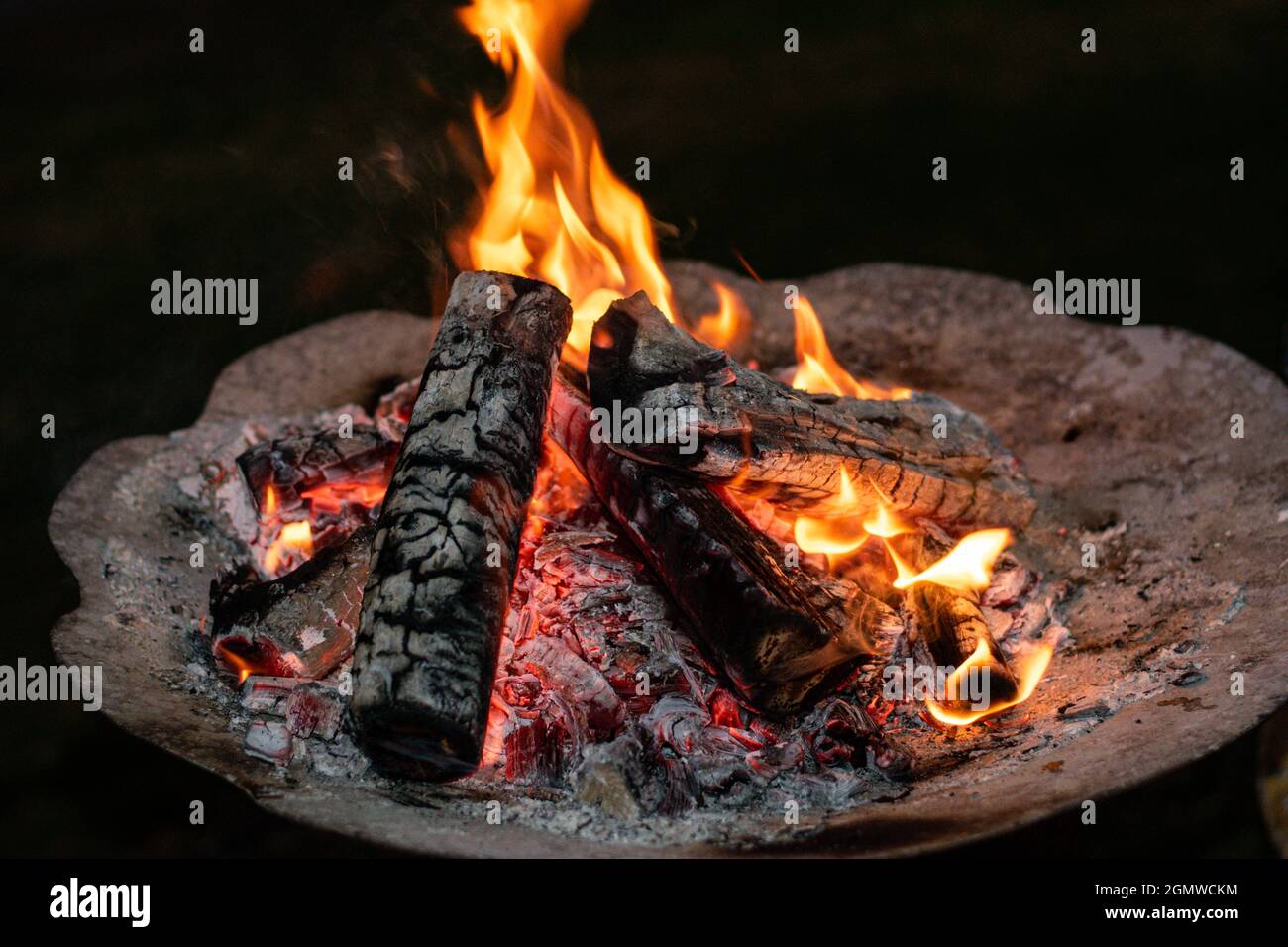 Fireplace Braai Stock Photo