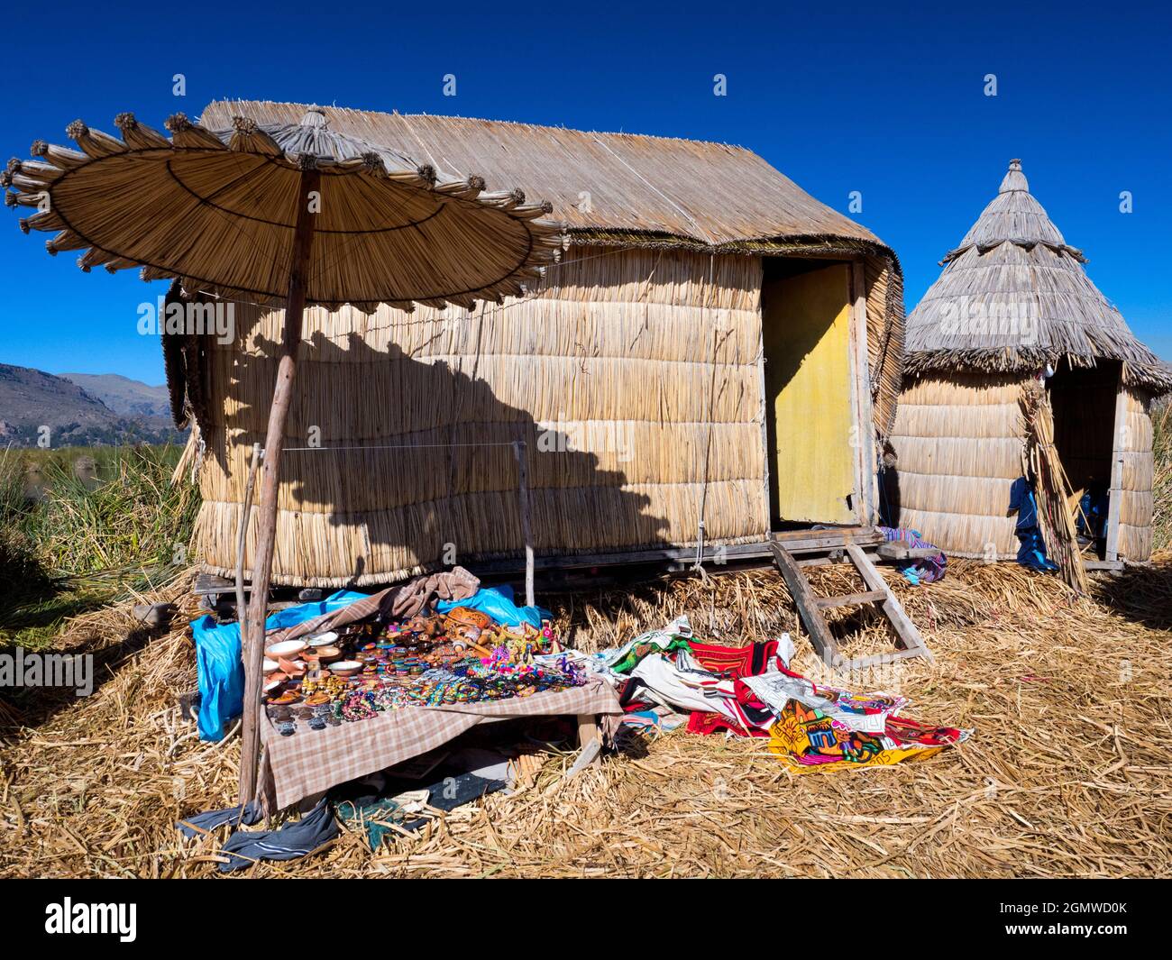 Lake Titicaca, Peru - 17 May 2018 Situated at 3,812 metres (12,507 ft ...