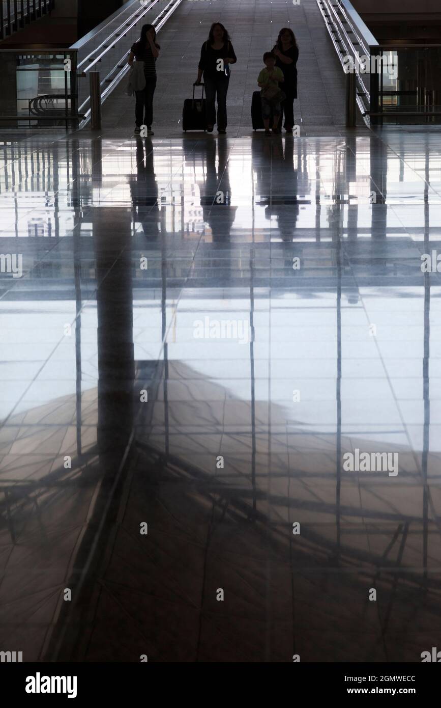 Hong Kong, China - 7 May 2012; Hong Kong's new Chek Lap Kok airport came into operation in 1988, replacing the infamous Kai Tak. It is located on the Stock Photo