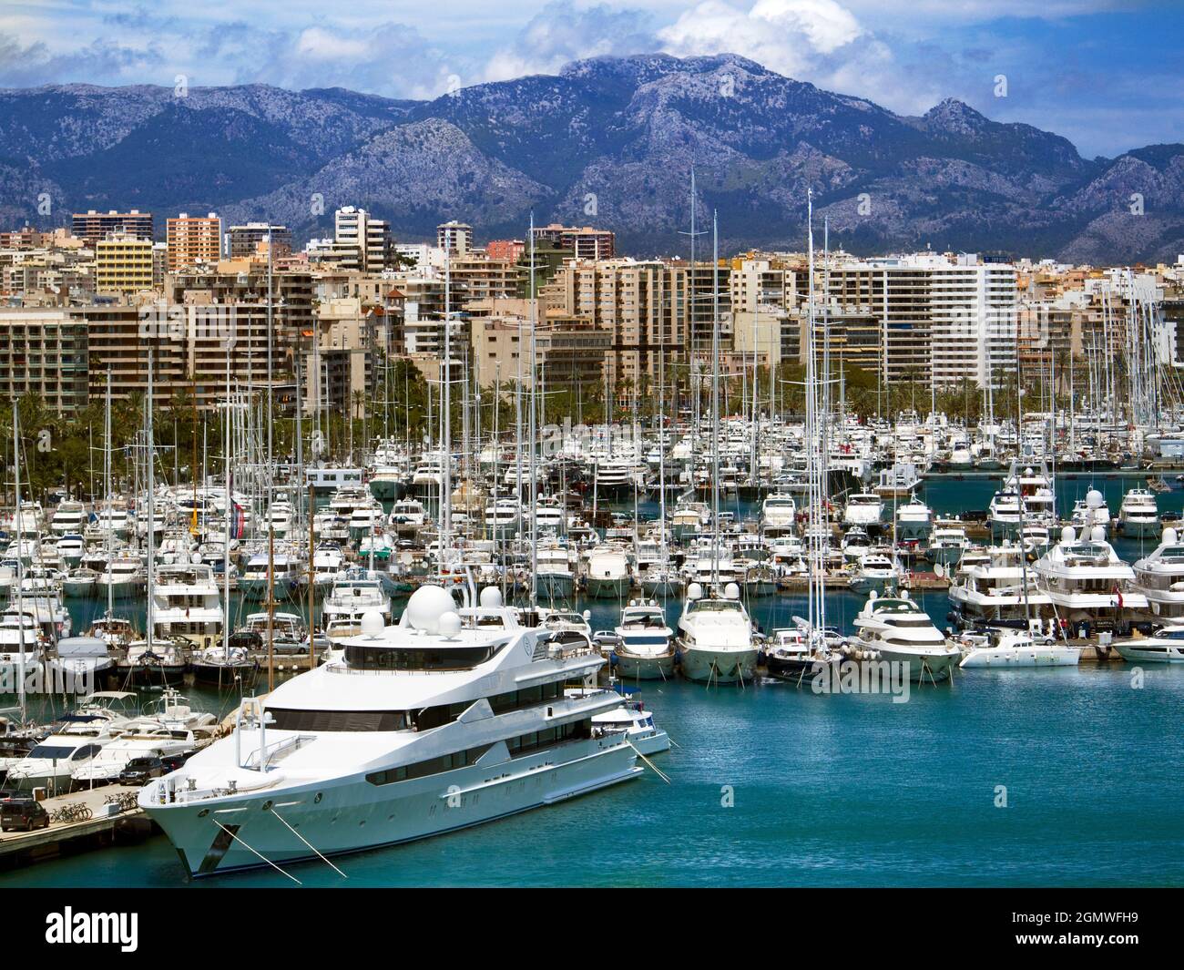 Majorca, Balearics, Spain - 22 May 2013; no people in view. Palma is the capital and largest city of the autonomous community of the Balearic Islands Stock Photo